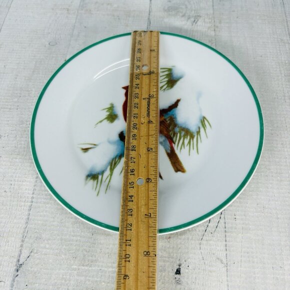 National Wildlife Federation WFE3 Songbird Red Birds 7.5" Salad Plates Set of 3 - Picture 9 of 16
